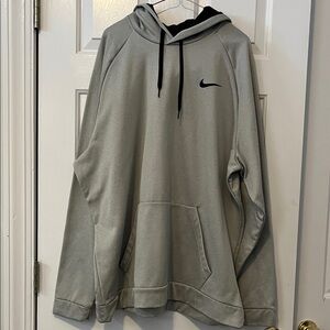 Nike Gray Hoodie with Black Logo